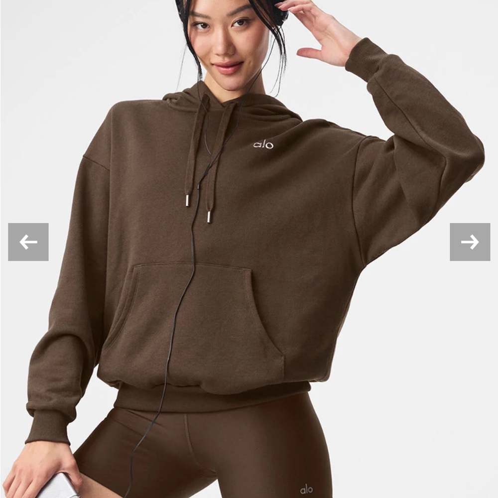 Women's Alo Accolade Brown Hoodie & Sweatpants